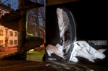 Graffiti Wall in Koblenz - Photo by Jupiter - ECB, Dare, BridgeWorks