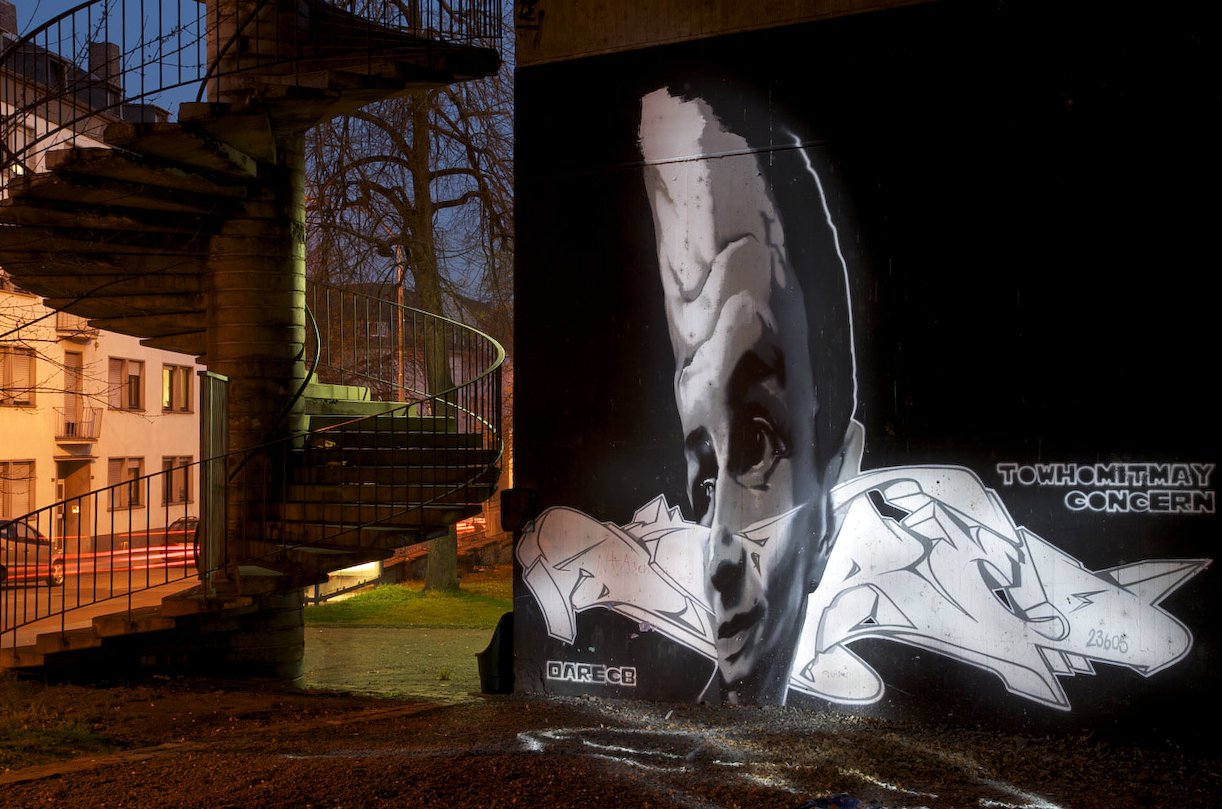 Graffiti Wall in Koblenz - Photo by Jupiter - ECB, Dare, BridgeWorks