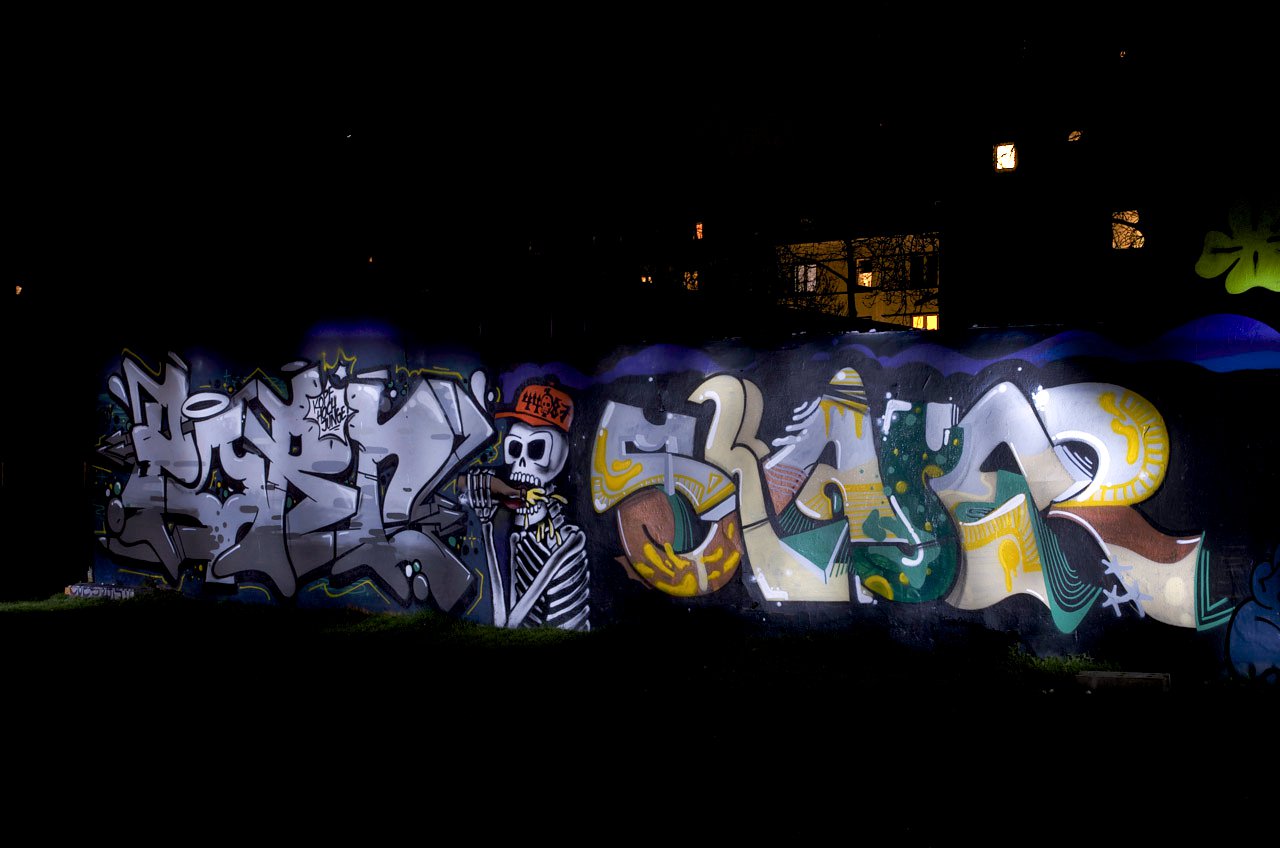 Graffiti Wall in Dortmund - Photo by Jupiter - Porn, Slayer, Character (2014)