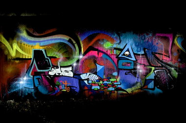Graffiti Wall in Köln - Photo by Jupiter - Pout, Cops, DHS (2012)