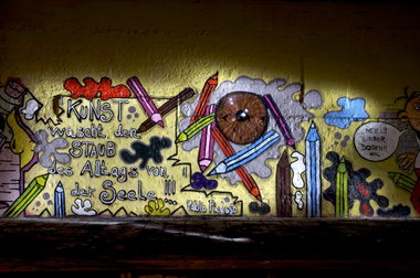 Graffiti Wall in Köln - Photo by Jupiter - Ken, Picasso, Messages (2013)