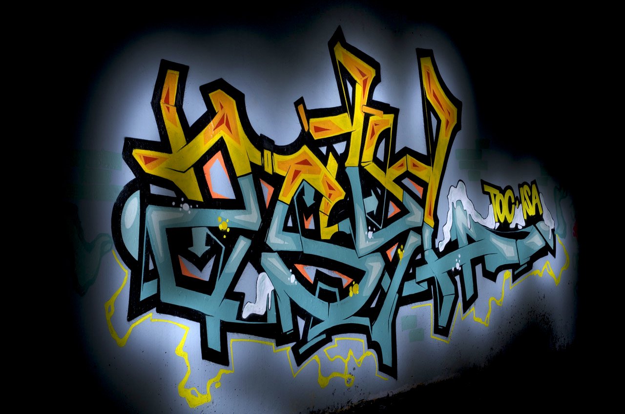 Graffiti Wall in Köln - Photo by Jupiter - Asyl, TOC, Cologne (2013)