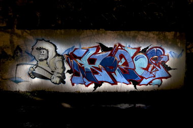 Graffiti Wall in Köln - Photo by Jupiter - Köbes, 524, Character (2014)