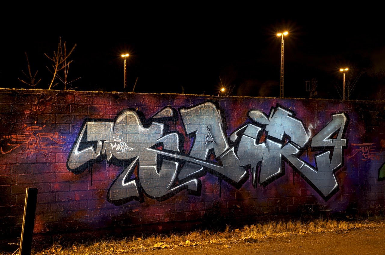 Graffiti Bombing in Köln - Photo by Jupiter - Sair, Alme, Alme-Crew (2014)
