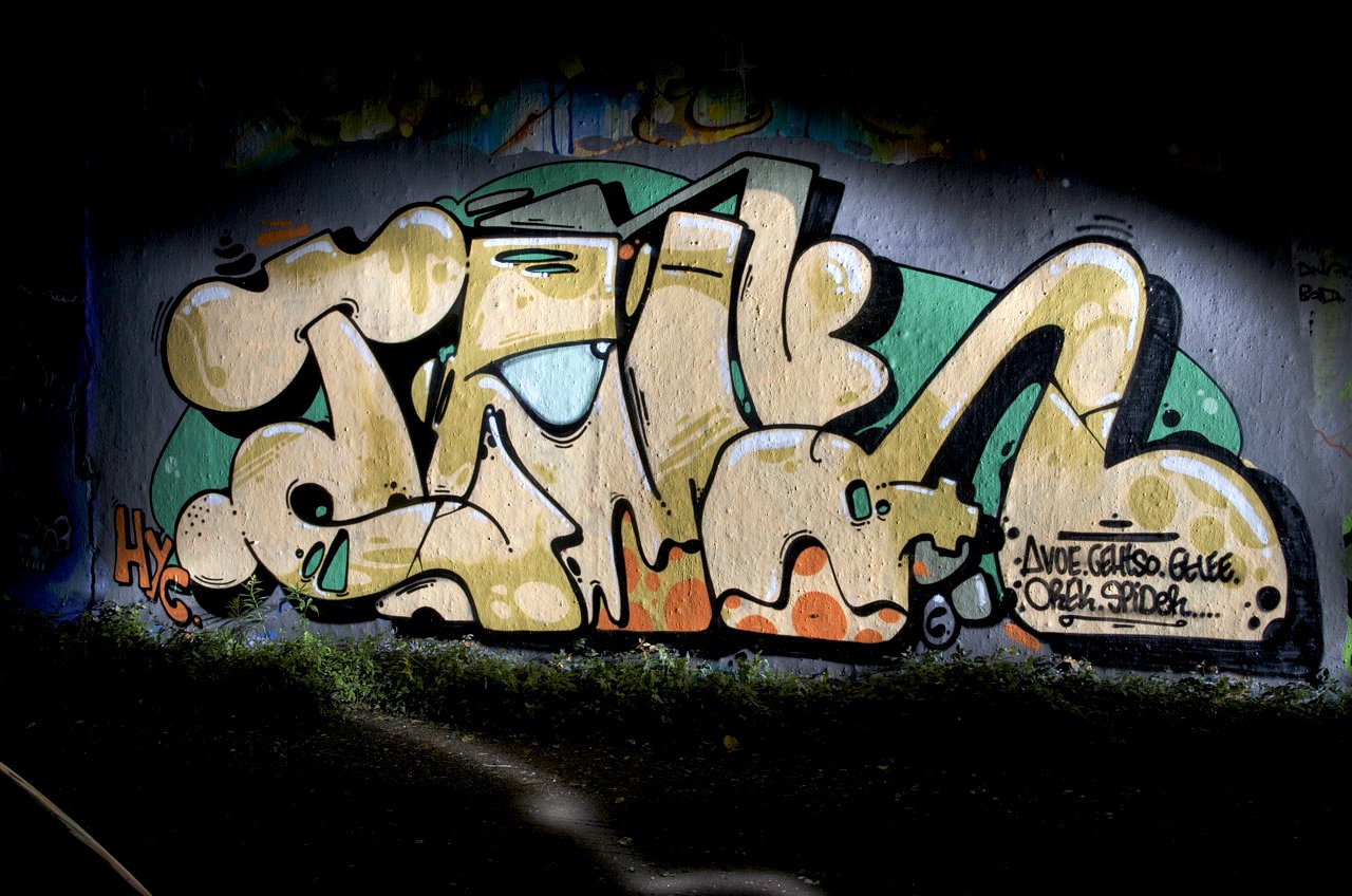 Graffiti Wall in Köln - Photo by Jupiter - Toak, HYC, Cologne (2013)