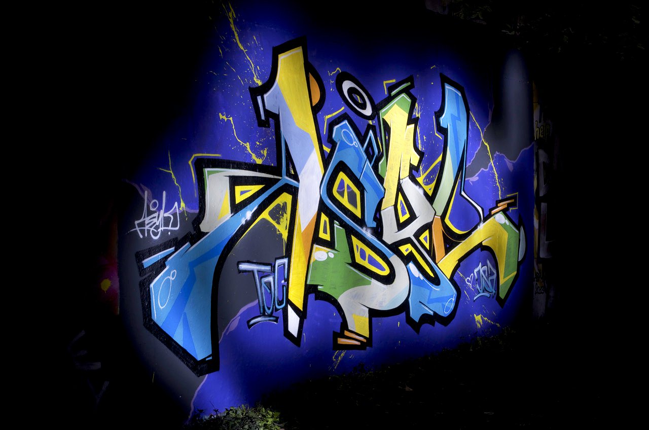 Graffiti Wall in Köln - Photo by Jupiter - Asyl, TOC, Cologne (2013)