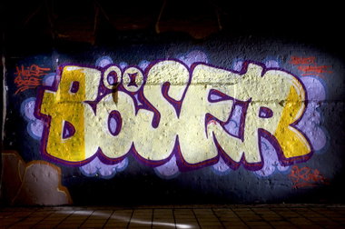 Graffiti Wall in Köln - Photo by Jupiter - Böser, Netz, Cologne (2014)