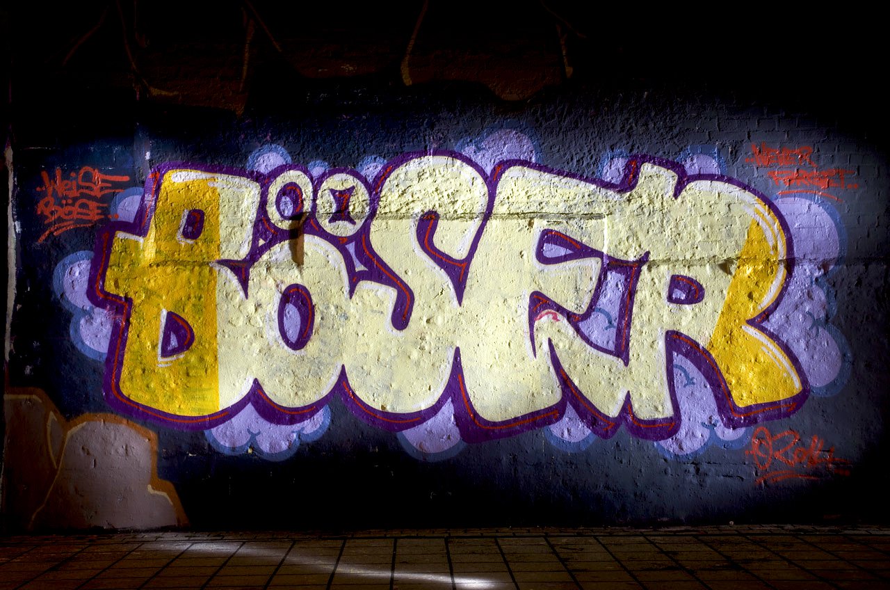 Graffiti Wall in Köln - Photo by Jupiter - Böser, Netz, Cologne (2014)