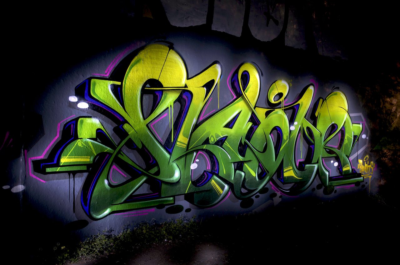 Graffiti Wall in Köln - Photo by Jupiter - Plaque, Bandits, Cologne (2014)