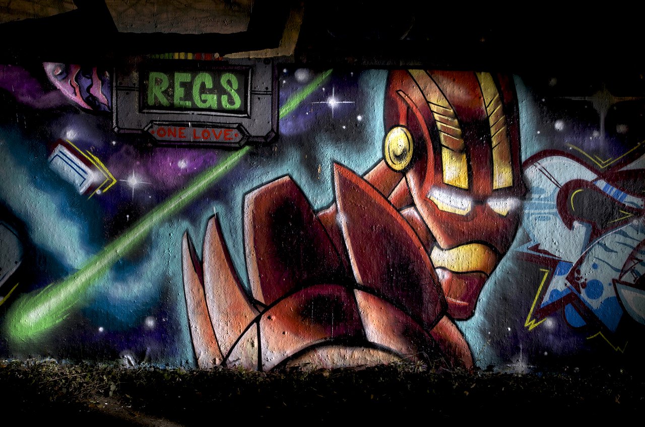 Graffiti Wall in Köln - Photo by Jupiter - OneLove, Regs, Cologne (2013)