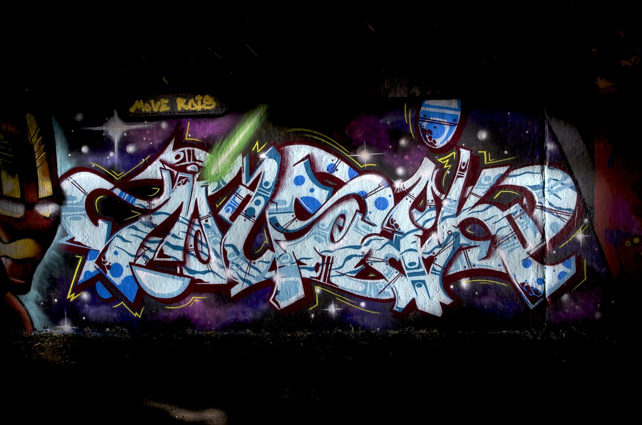 Graffiti Wall in Köln - Photo by Jupiter - Musik, OneLove, Cologne (2013)