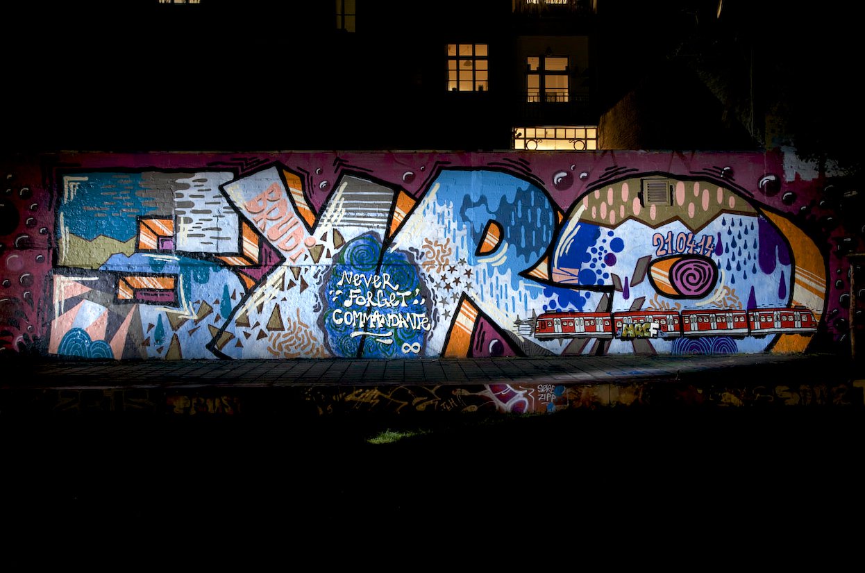 Graffiti Wall in Köln - Photo by Jupiter - Syro, HACF, Messages (2014)