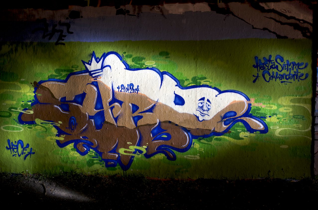 Graffiti Wall in Köln - Photo by Jupiter - Syro, HACF, Cologne (2014)