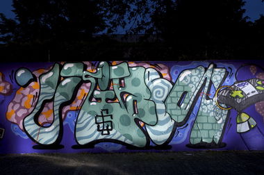 Graffiti Wall in Marl - Photo by Jupiter - Skipper, JPTR, Marl (2014)