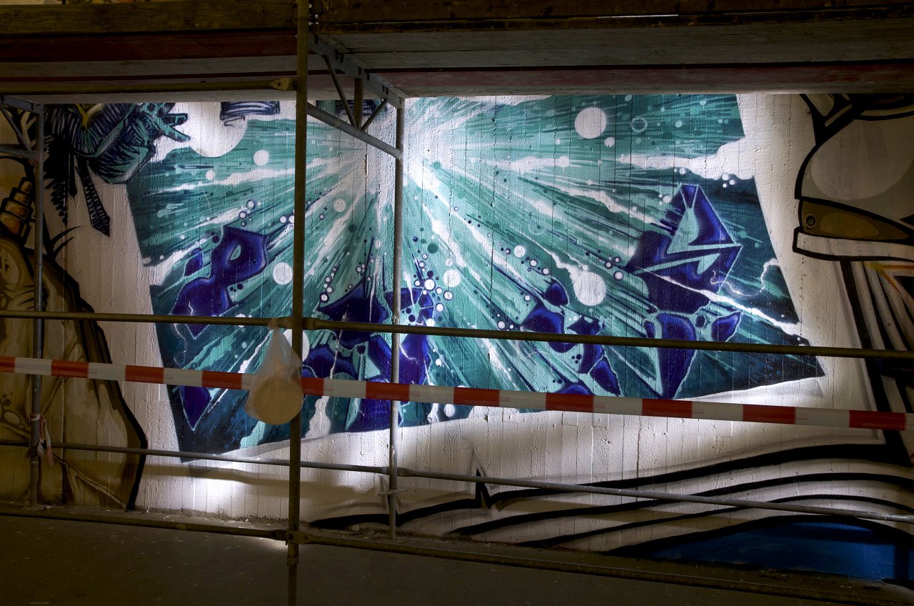 Graffiti Wall in Hennef - Photo by Jupiter - BridgeWorks, Hennef, Hnf-Area (2014)