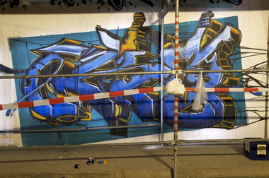 Graffiti Wall in Hennef - Photo by Jupiter - BridgeWorks, Hennef, Hnf-Area (2014)