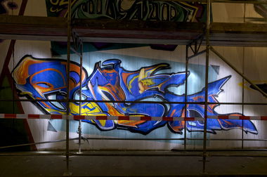 Graffiti Wall in Hennef - Photo by Jupiter - BridgeWorks, Hennef, Hnf-Area (2014)