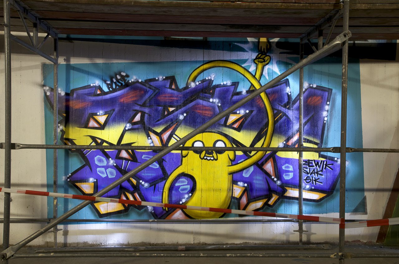 Graffiti Wall in Hennef - Photo by Jupiter - BridgeWorks, Hennef, Hnf-Area (2014)