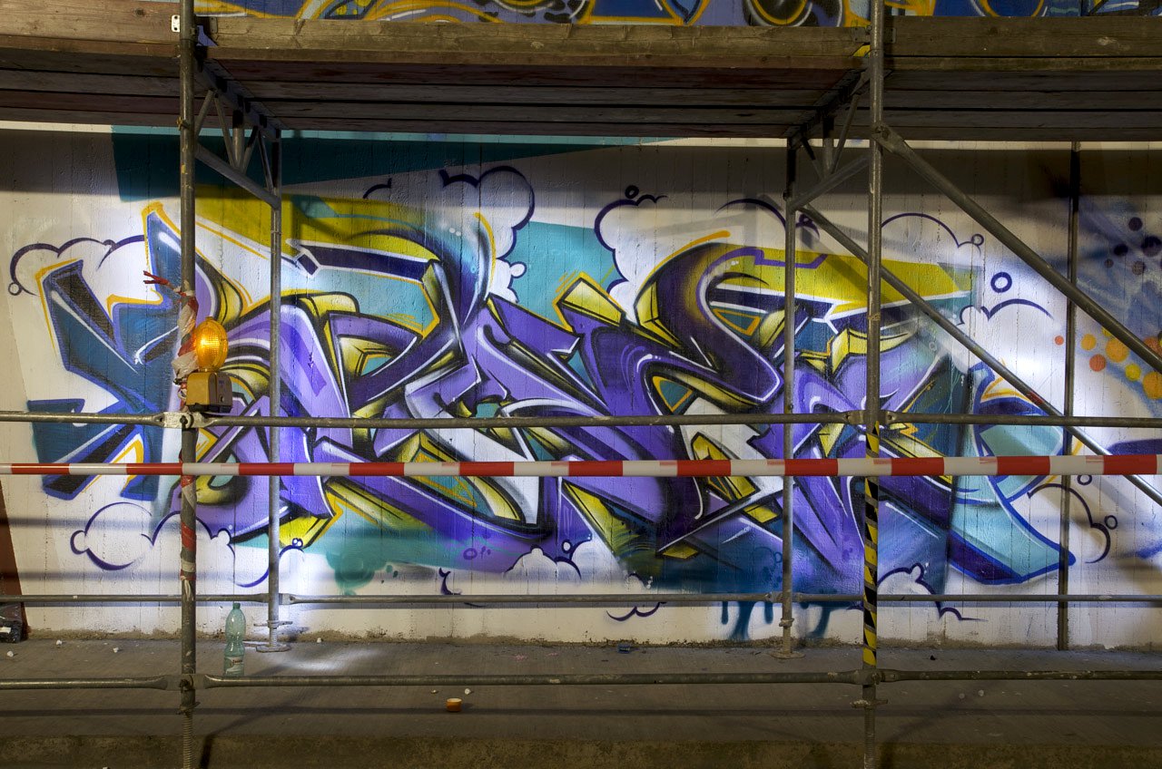 Graffiti Wall in Hennef - Photo by Jupiter - BridgeWorks, Hennef, Hnf-Area (2014)