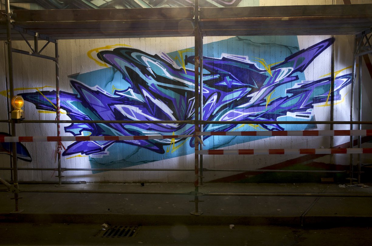 Graffiti Wall in Hennef - Photo by Jupiter - BridgeWorks, Hennef, Hnf-Area (2014)