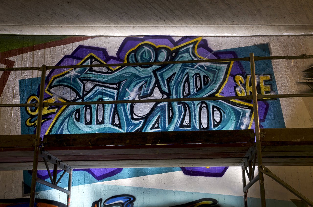 Graffiti Wall in Hennef - Photo by Jupiter - BridgeWorks, Hennef, Hnf-Area (2014)