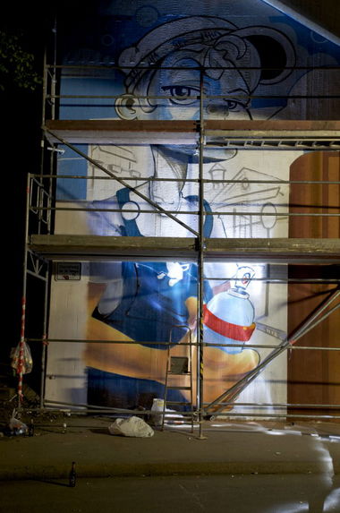 Graffiti Wall in Hennef - Photo by Jupiter - BridgeWorks, Hennef, Hnf-Area (2014)