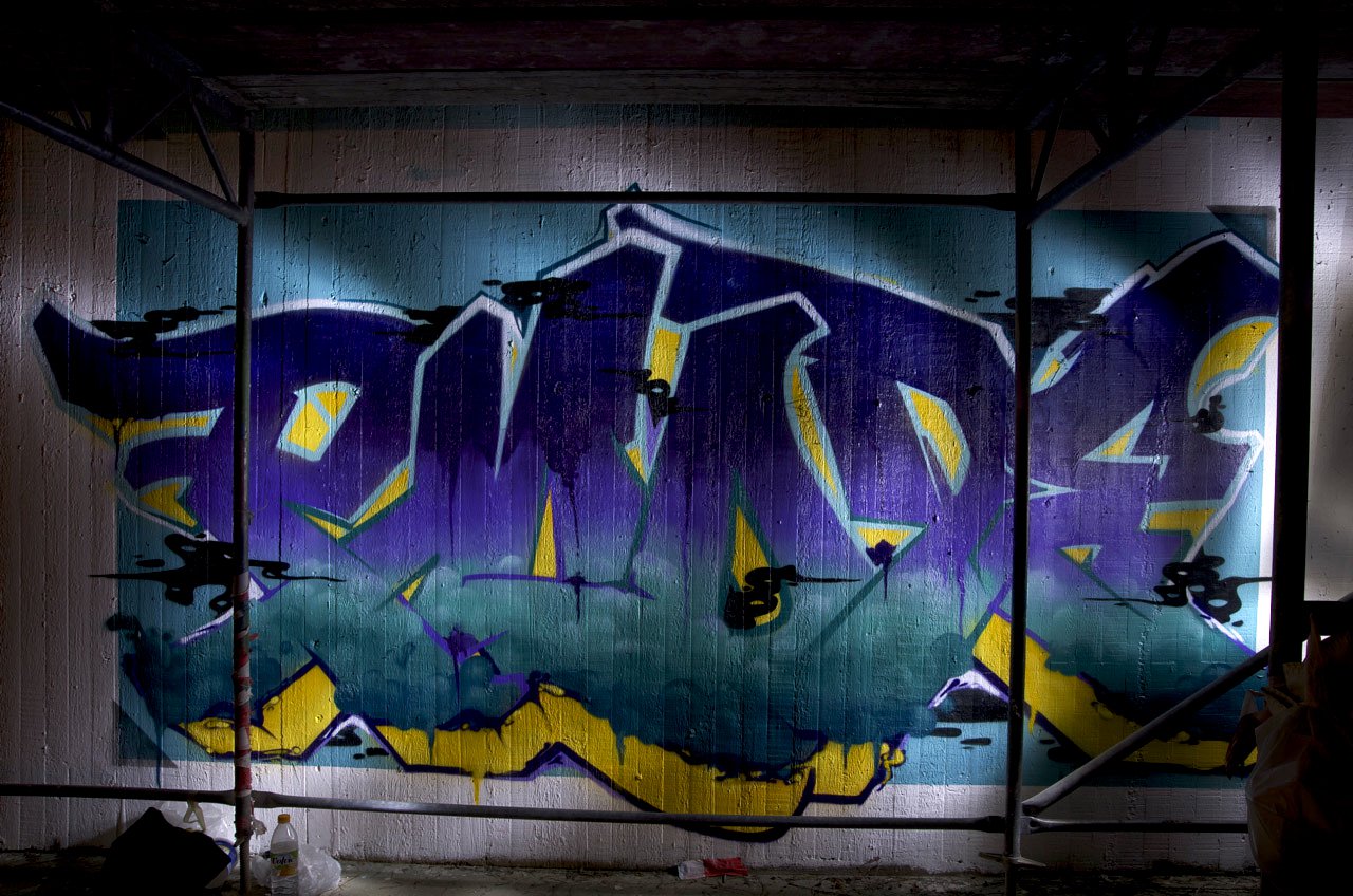 Graffiti Wall in Hennef - Photo by Jupiter - BridgeWorks, Hennef, Hnf-Area (2014)
