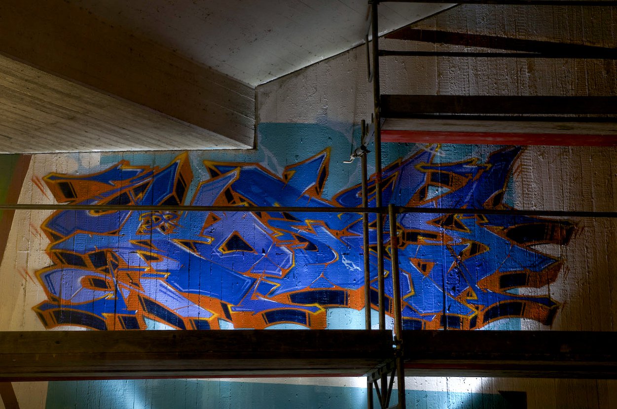 Graffiti Wall in Hennef - Photo by Jupiter - BridgeWorks, Hennef, Hnf-Area (2014)