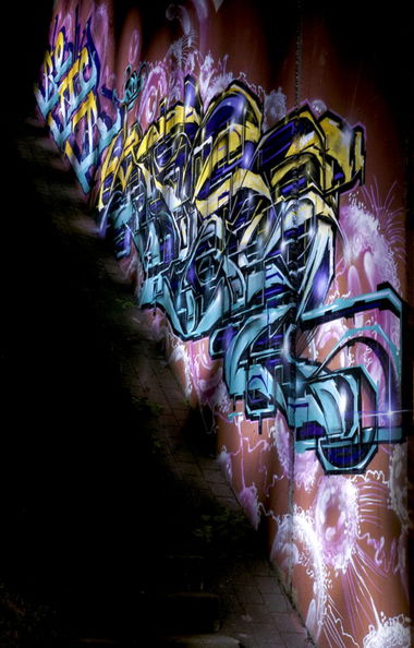 Graffiti Wall in Hennef - Photo by Jupiter - BridgeWorks, Hennef, Hnf-Area (2014)