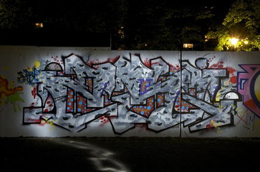 Graffiti Wall in Marl - Photo by Jupiter - Asi, Elvis, Alme (2014)