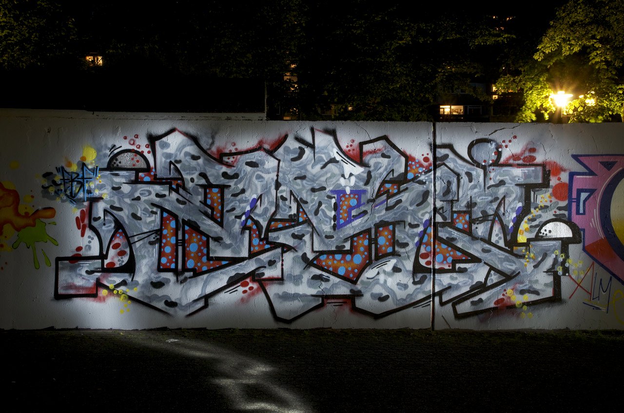 Graffiti Wall in Marl - Photo by Jupiter - Asi, Elvis, Alme (2014)