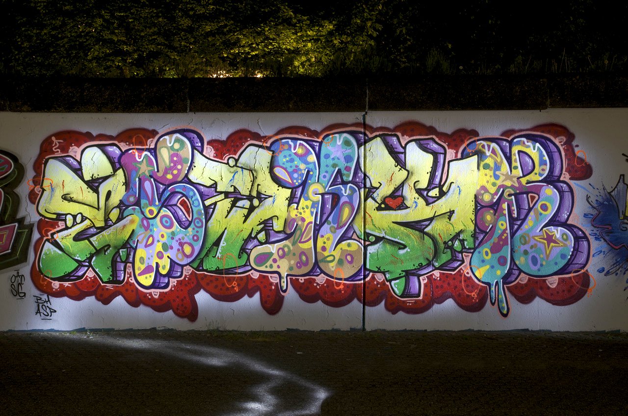 Graffiti Wall in Marl - Photo by Jupiter - Kid, Sukr, Zwek (2014)