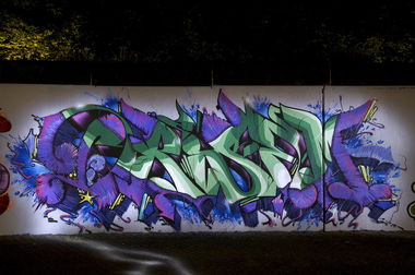 Graffiti Wall in Marl - Photo by Jupiter - Dream, Rise, JPTR (2014)
