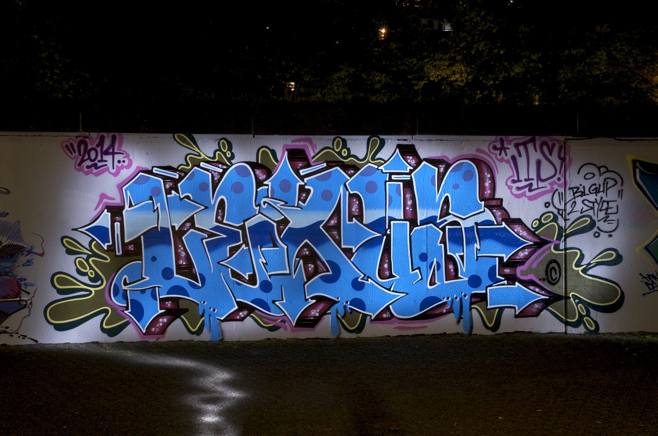 Graffiti Wall in Marl - Photo by Jupiter - Lexus, JPTR, Marl (2014)