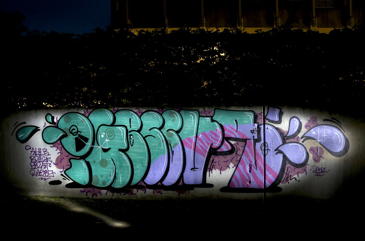 Graffiti Wall in Marl - Photo by Jupiter - IGB, ThrowUp, JPTR (2014)