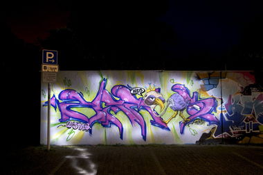 Graffiti Wall in Marl - Photo by Jupiter - Vamos, Character, Marl (2014)