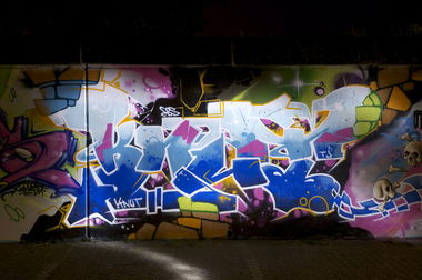 Graffiti Wall in Marl - Photo by Jupiter - Knut, JPTR, Marl (2014)