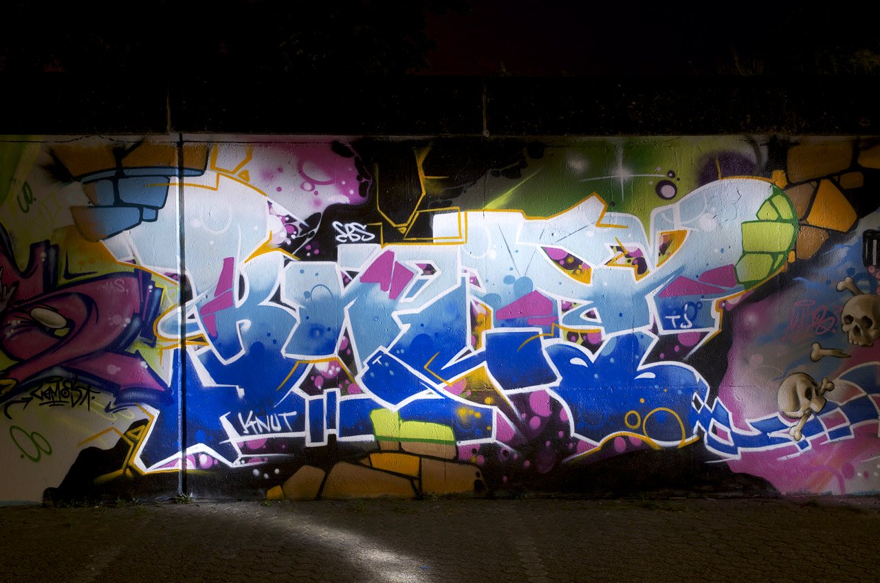 Graffiti Wall in Marl - Photo by Jupiter - Knut, JPTR, Marl (2014)
