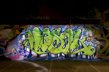 Graffiti Wall in Marl - Photo by Jupiter - Mosak, JPTR, Marl (2014)