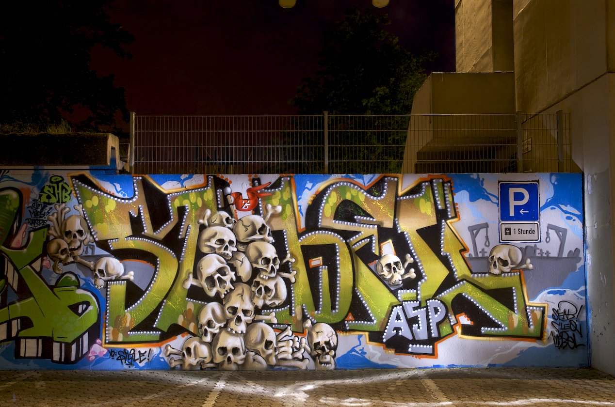 Graffiti Wall in Marl - Photo by Jupiter - Möbel, Character, Marl (2014)