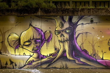 Graffiti Wall in Marl - Photo by Jupiter - Character, JPTR, Marl (2014)