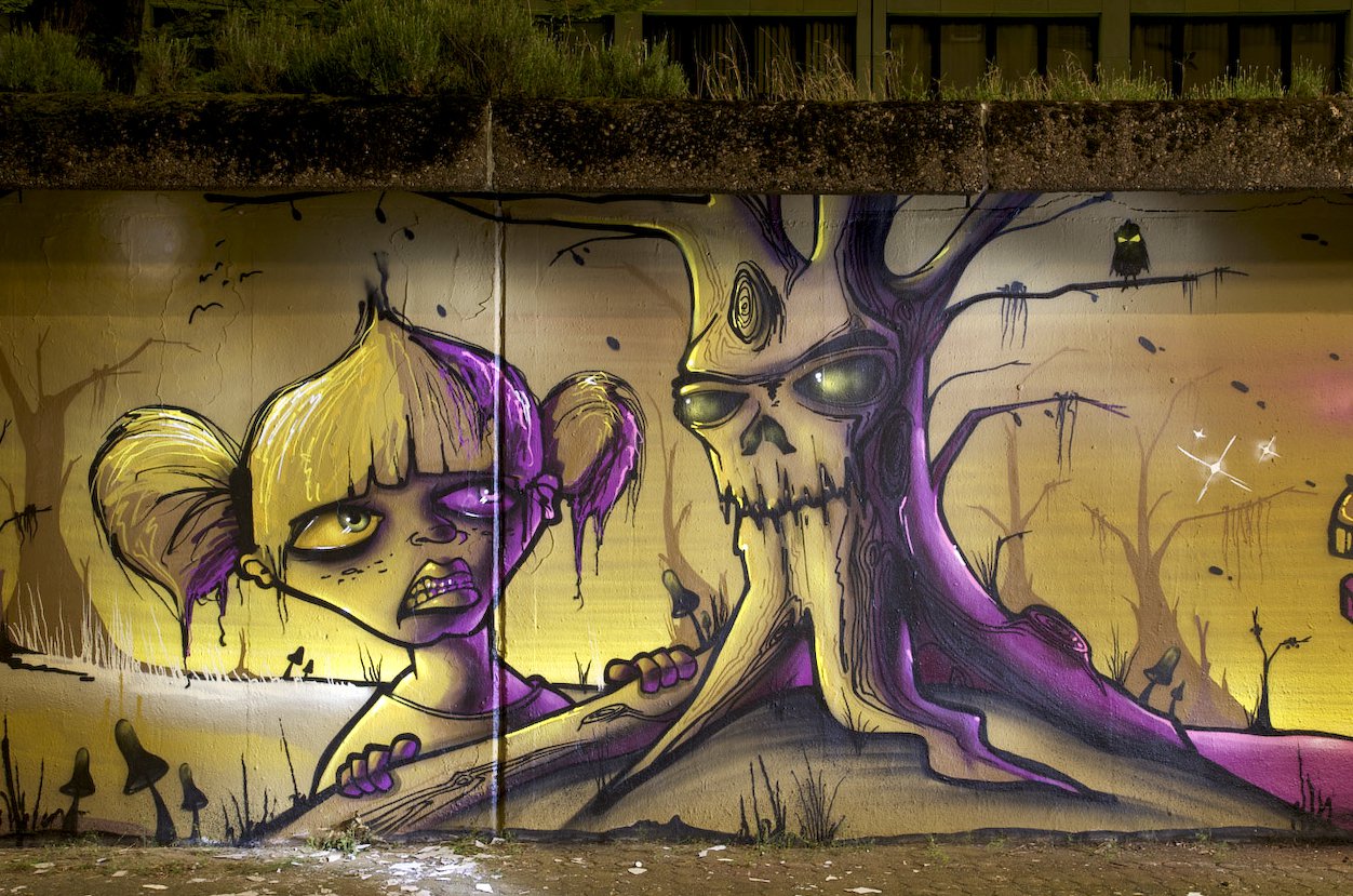 Graffiti Wall in Marl - Photo by Jupiter - Character, JPTR, Marl (2014)