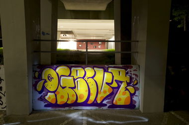 Graffiti Wall in Marl - Photo by Jupiter - IGB, ThrowUp, JPTR (2014)