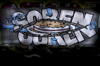 Graffiti Wall in Köln - Photo by Jupiter - Cologne, Colonia, Søren (2014)