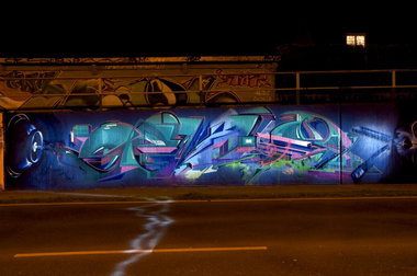 Graffiti Wall in Monheim am Rhein - Photo by Jupiter - Semor, Deadly, Habits (2014)
