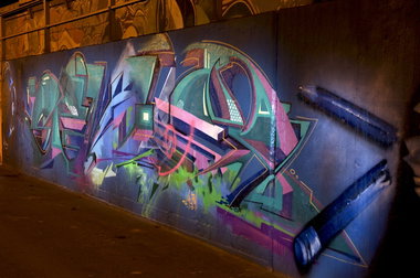 Graffiti Wall in Monheim am Rhein - Photo by Jupiter - Semor, Deadly, Habits (2014)