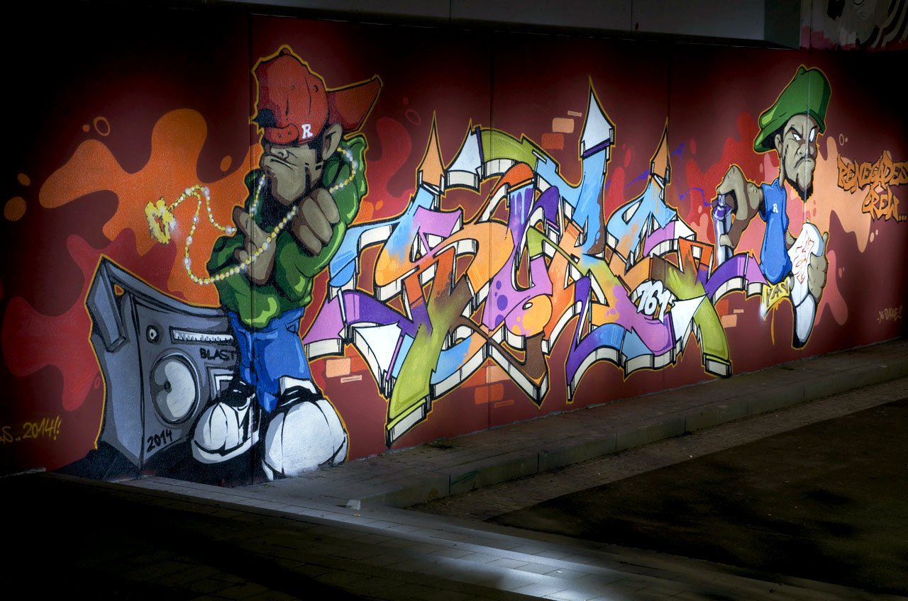 Graffiti Wall in Leverkusen - Photo by Jupiter - Sure761, ZSone, Character (2014)