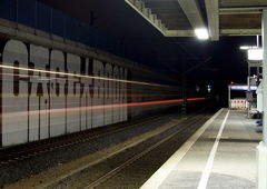 Graffiti Bombing in Köln - Photo by Jupiter - Cage, Boom, RollOn