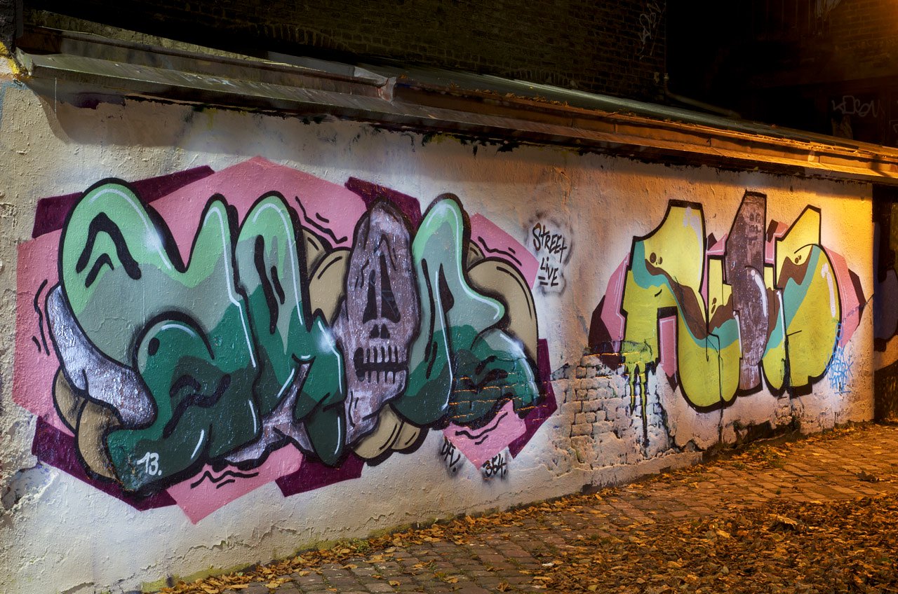 Graffiti Wall in Köln - Photo by Jupiter - Amor, Rufus, DFV (2013)