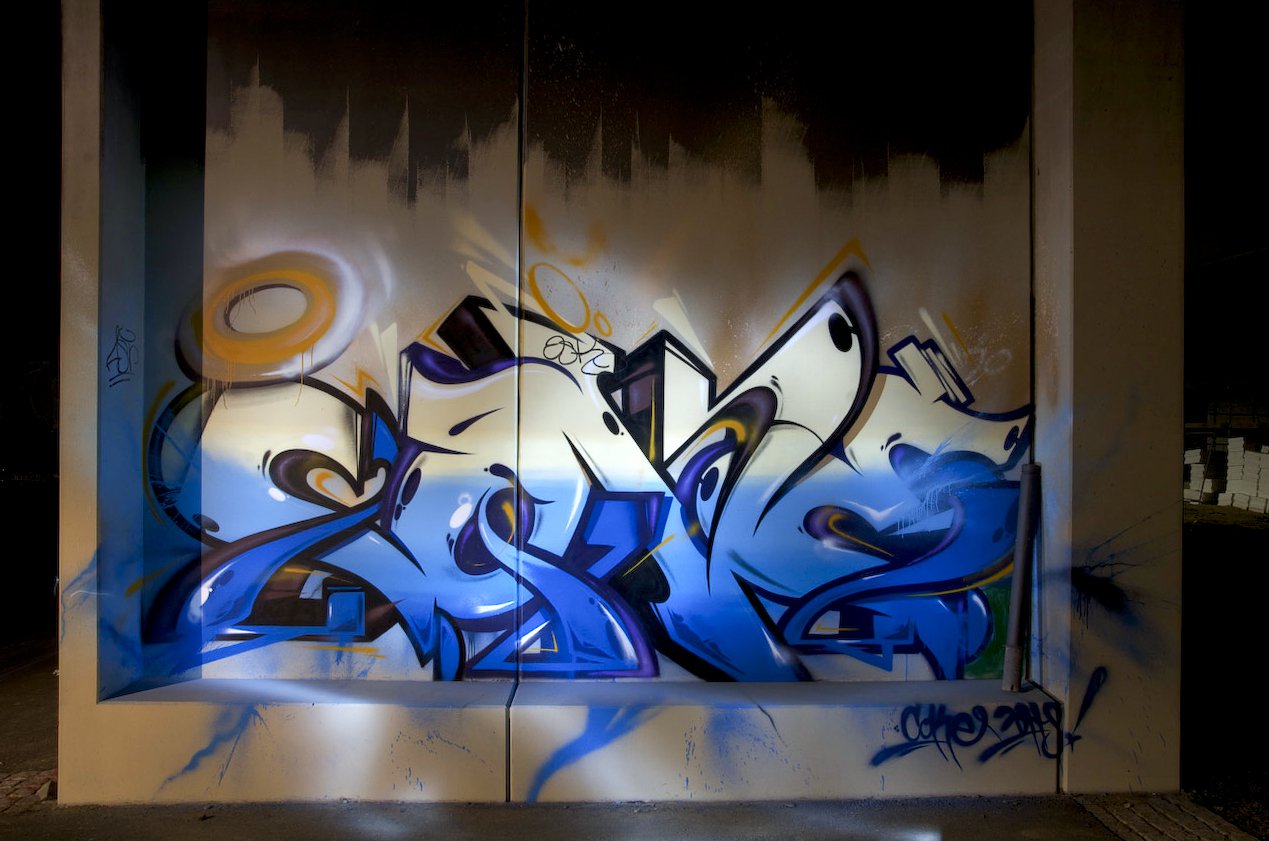 Graffiti Wall in Leverkusen - Photo by Jupiter - Coke, DHS, Deadly (2014)